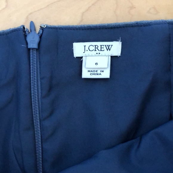 J Crew Chambray mini skirt - Picture 2 of 2